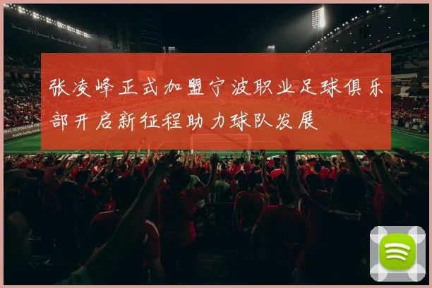 张凌峰正式加盟宁波职业足球俱乐部开启新征程助力球队发展